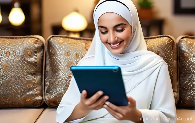 제품디자인 실무에서의 테스트 과정 - **Prompt 1: Seamless Shopping Experience for an Elderly User**
    A warmly lit, modern Arab living ...