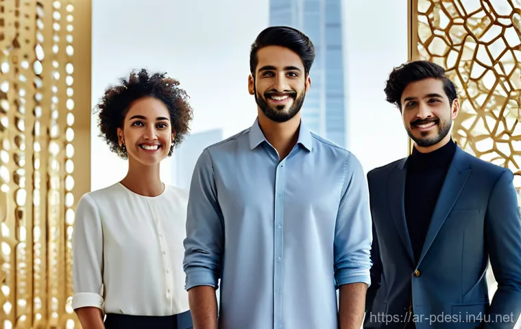 제품디자인 자격증과 취업 성공률 관계 - **Prompt:** A diverse group of four young product designers (two men and two women, all dressed in m...