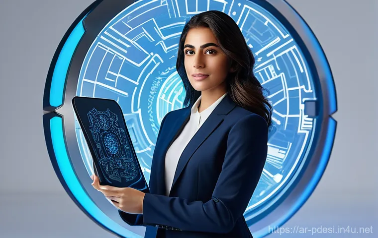 제품디자인 전문가가 알아야 할 법적 규제 - **Prompt 1: The Shield of Innovation for a Modern Arab Designer**
    "A confident, diverse designer...